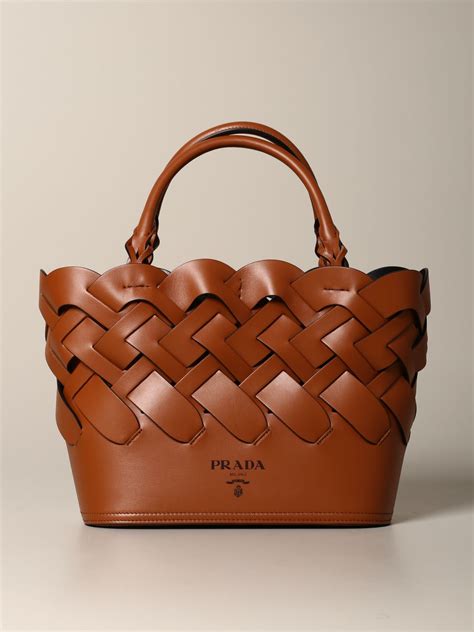 prada borsa a mano colr cuoio|Borse a Mano da Donna .